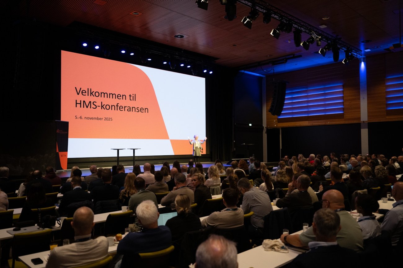 Over 600 deltakere var samlet på Thon Hotel Arena da HMS konferansen 2025 gikk av stabelen 5. og 6. november.